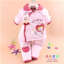 2013年热销新款批发婴泰宝宝童棉衣婴幼儿翻领偏襟棉衣批发