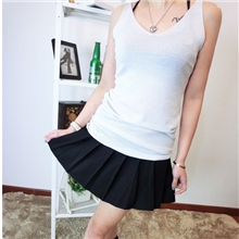 时尚热销新款背心中长款针织背心银丝双V领女士背心吊带A001