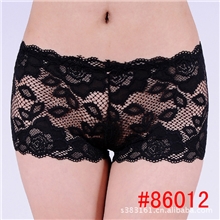供应女式蕾丝平角内裤库存外贸女内裤女士性感蕾丝平角内裤