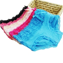 性感蕾丝边竹纤维三角裤高档绣花内裤女士内裤