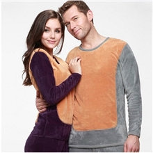 新款超柔黄金甲保暖内衣套装情侣保暖全棉加厚加绒男女士保暖内衣