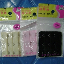 批发独立包装三排三扣文胸调节扣内衣搭扣文胸延长扣加长扣