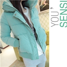 小清新爆款2013韩版甜美冬装超保暖枕头高领显瘦棉服棉衣外套