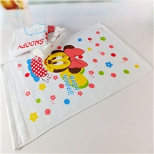 婴幼儿蜂巢纯棉双层纱布毛巾批发童巾宝宝洗浴巾口水巾50*30