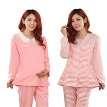 秋冬款月子服哺乳衣喂奶衣家居服哺乳衫孕妇睡衣套装