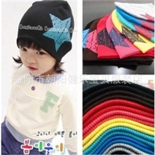 韩版春秋冬款五星套头帽童帽宝宝帽子婴儿帽儿童帽子批发