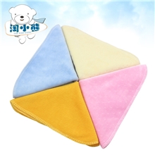 婴儿宝宝手帕天鹅绒小毛巾口水巾洗脸巾洗头巾儿童毛巾25*25