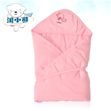 厂家直销包被抱被抱毯春夏抱被新生儿抱被批发绣小鸭