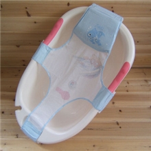 正品比比乐婴儿豪华沐浴床十字型浴网/浴兜双层防滑洗澡架