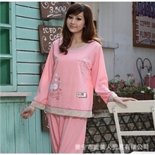 家居服批发春秋冬新款长袖纯棉睡衣可爱卡通休闲居家服套装