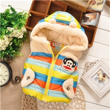 2013秋冬新款男女童小童韩版加厚加棉马甲bst