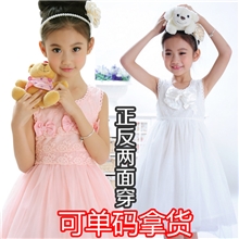 童装女童裙子新款公主裙女童连衣裙童装厂家直销品牌童装68152