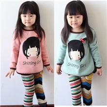 外贸韩版童装批发2013秋款娃娃儿童女孩打底衫长袖T恤卫衣上衣