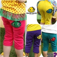 外贸韩版童装2013夏儿童大嘴猫坏猫七分裤休闲裤童裤打底裤