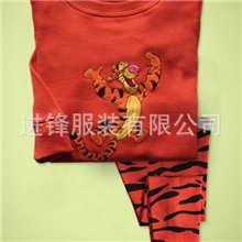 外贸童装/gap家居服/童装/纯绵长袖T恤/童套装7260