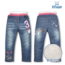 2013秋款原单童装女童牛仔裤儿童牛仔裤童装牛仔裤批发SL1419