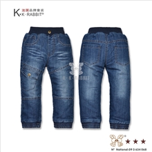 法国KK兔加厚儿童牛仔裤儿童长裤宝宝裤子SL1301