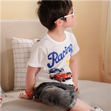 夏款短袖豪华赛车1055款