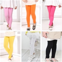 【跑量】韩版童装批发春秋款百搭糖果色打底裤儿童长裤子童裤