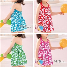 2013夏最新韩版童装批发女童裙沙滩裙连衣裙宝宝吊带裙子