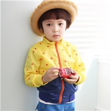 秋装新款男童女童潮宝时尚圆点风衣外套童装防晒服空调服批发
