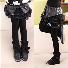 秋冬童装2013冬季女童加绒加厚打底裙裤冬装新款百搭儿童打底裤