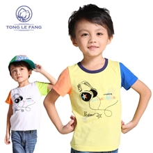 高档专柜品牌童装男童短袖童T恤夏季男童短袖童T恤男童童T恤