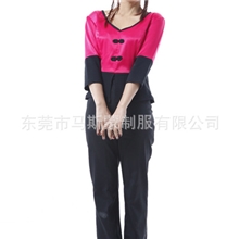 订做技师服，足浴技师秋冬套装，沐足技师秋冬套装