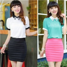 厂家直销职业装女韩版修身工作服教师美容服