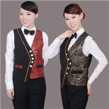 酒店工作服KTV制服酒吧夜总会服务员马甲吧台收银员服装