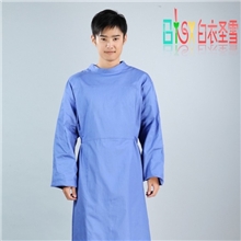 白衣圣雪纯棉手术衣SSY-1不起球不褪色医用可消毒隔离衣