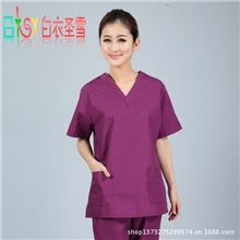 白衣圣雪分体套装女式洗手衣XSY-2不起球不褪色可消毒刷手衣