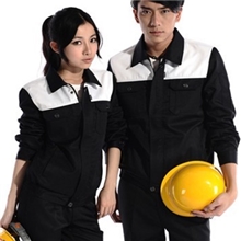 防静电长袖厂服工装厂服劳保工作服时尚工装批发定做