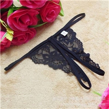 情趣内衣厂家现货批发内裤黑色多色开档蕾丝T裤C字裤性感内裤