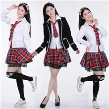 6030英伦学院派校服韩版套装女大学生制服高中生班服日韩学生装