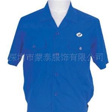 供应深圳定做厂家夏季厂服、夏季工衣套装、夏季工衣制服定做(图)