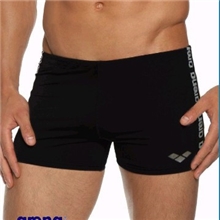 arena男士泳裤男男式性感低腰游泳裤男生平角游泳衣加大码