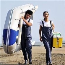 姜太公半身下水裤防水裤钓鱼裤捉鱼裤耐磨裤洗车裤海钓裤