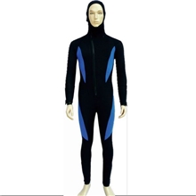 厂家批连帽连体加厚5MM潜水服带帽子潜水衣溯溪服冬泳保暖衣服