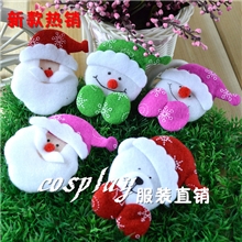 创意圣诞节装饰品闪光胸针圣诞树灯圣诞用品发光胸针/胸章/胸牌