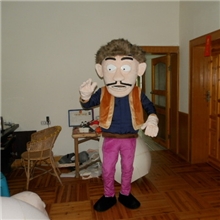 厂家供应光头强系类创意cosplay宣传服行走卡通人偶表演服