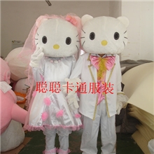 婚庆卡通服装卡通人偶服装发放传单服装开业庆典卡通服装kt猫