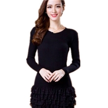 2013女装新品显瘦蕾丝打底衫韩版修身蕾丝打底裙批发