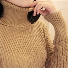秋冬女装长袖高领加厚毛衣打底衫圆领包臀毛衣针织衫女装