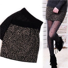 女装秋冬弹力半身裙豹纹短裙包臀A字短裙批发一步裙直销热卖