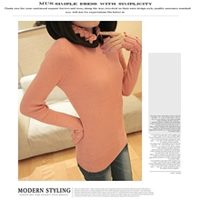 2013秋冬新款弹力修身瘦身菠萝翻领弹力针织衫长袖打底衫毛衣