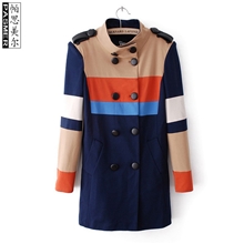 帕思美尔潮人秋装新款女式大衣外套欧美时尚高品质女士大衣风衣