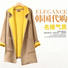 特价！2013新款毛呢外套秋装女装大码修身韩版毛呢西装大衣1206