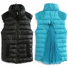 YALUNDA雅伦达PU皮女式马甲棉马甲特价清仓批发