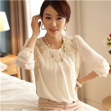 2013新款气质雪纺衫批发百搭长袖雪纺上衣特价促销